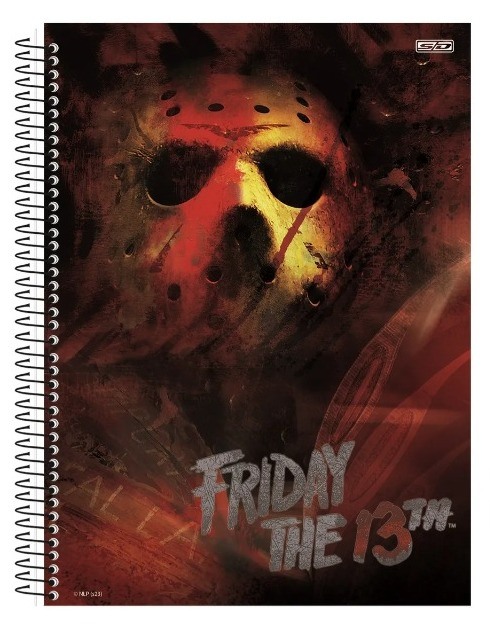 CADERNO 10X1 CAPA DURA HORROR